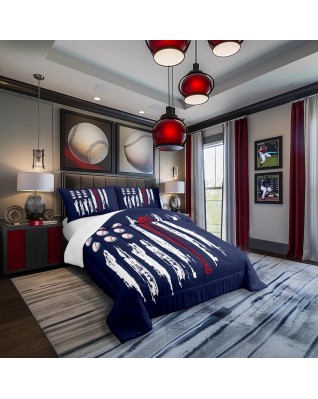 American Flag Bedding Set