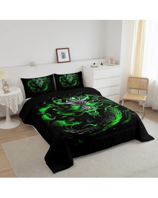 Castle Fairy 3D Dragon Quilt Set