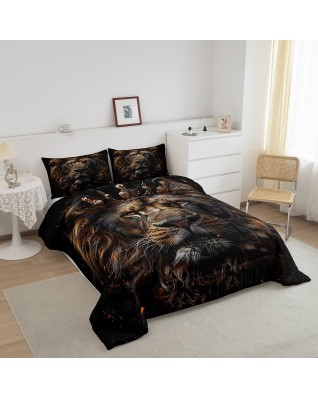 Castle Fairy 3D Lion Quilt Set