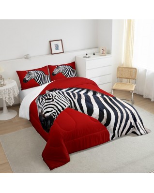 Castle Fairy Cute Zebra Quilt Set