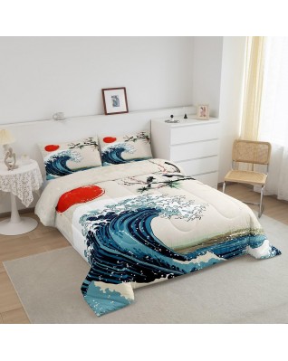 Castle Fairy Ukiyoe Ocean Quilt