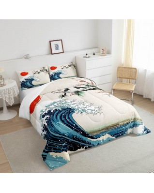 Castle Fairy Ukiyoe Ocean Quilt