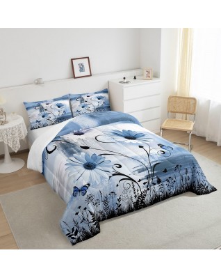 Country Floral Quilt Set