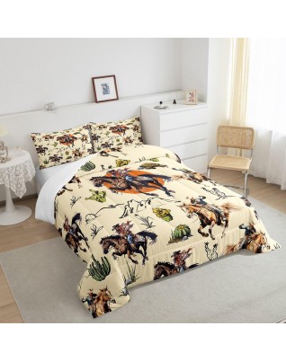 Western Cowboy Children's Bedding Quilt Set