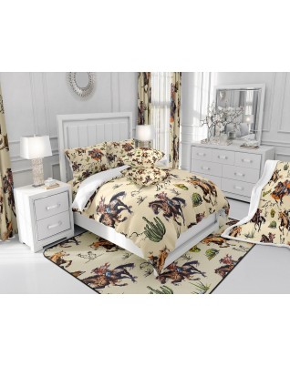 Western Cowboy Children's Bedding Quilt Set