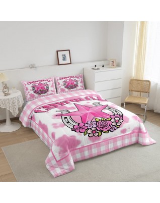 Western Cowboy Girl Quilt Set