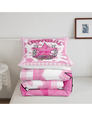Western Cowboy Girl Quilt Set