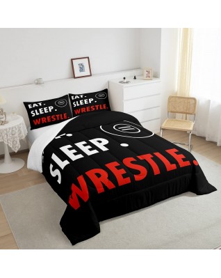 Wrestling Quilt Set
