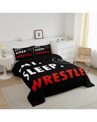 Wrestling Quilt Set